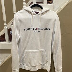 Tommy Hilfiger White Hoodie Sweater for Men